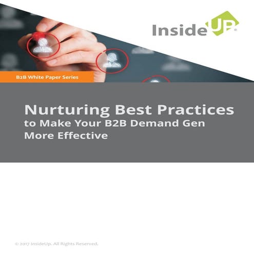 Nurturing Best Practices for Demand Gen