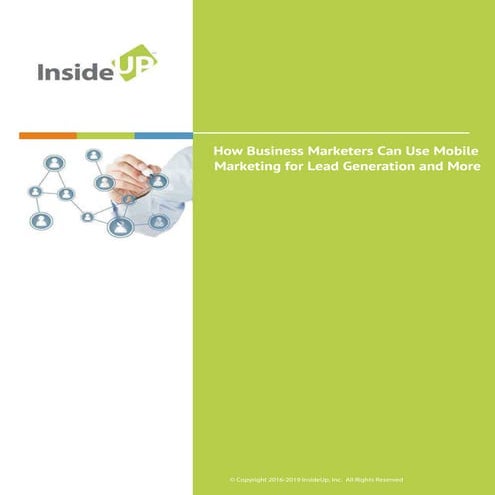 Mobile Marketing for Lead Generation and More