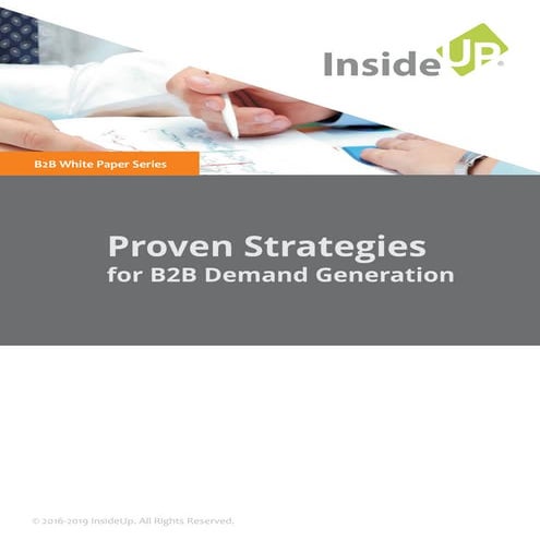 Proven Strategies for B2B Demand Gen