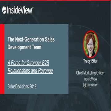 The Next-Generation Sales Development Team