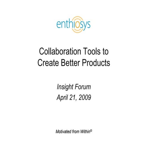 Collaboration Tools to Create Better Products