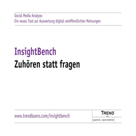 Social Media Analyse mit InsightBench