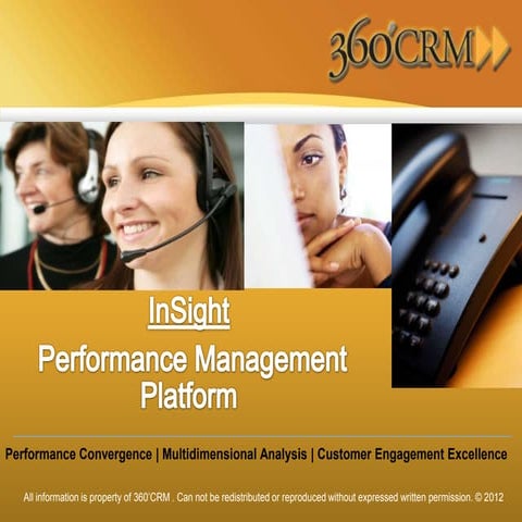 In Sight Multichannel Performance Management Platform 2013