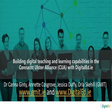 Building Digital Teaching and Learning Capabilities in GMIT IT Sligo and LYIT...
