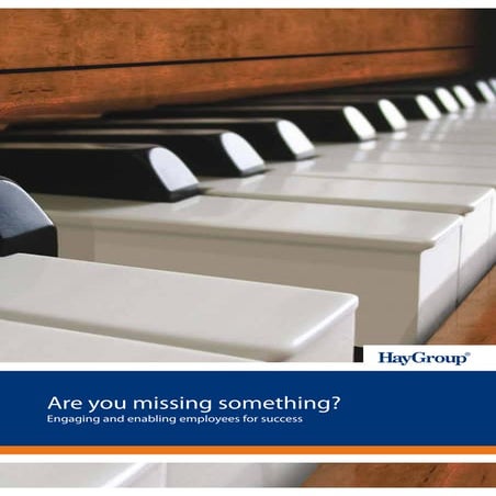 Engaging and enabling employees for success 