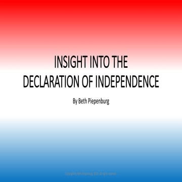 The Declaration Of Independence | PPT