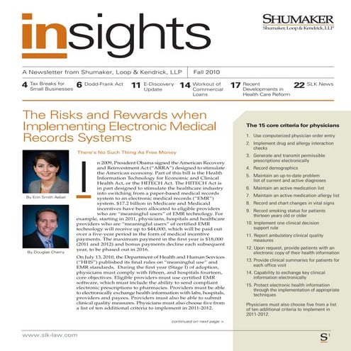 Shumaker Insights