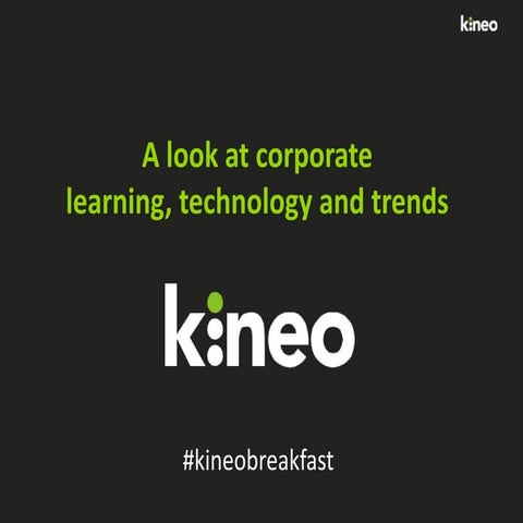 Learning Insights 2013 - Kineo
