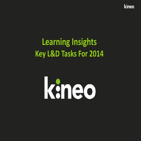 Top Tasks for Corporate Learning & Elearning Departments in 2014