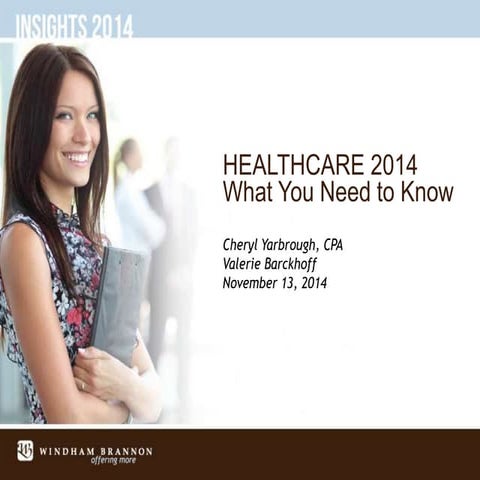 Healthcare Update - Cheryl Yarbrough