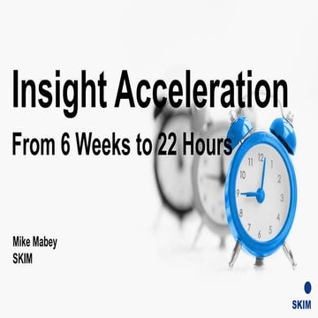 Webinar "Insight Acceleration: From 6 weeks to 22 hours of research" 
