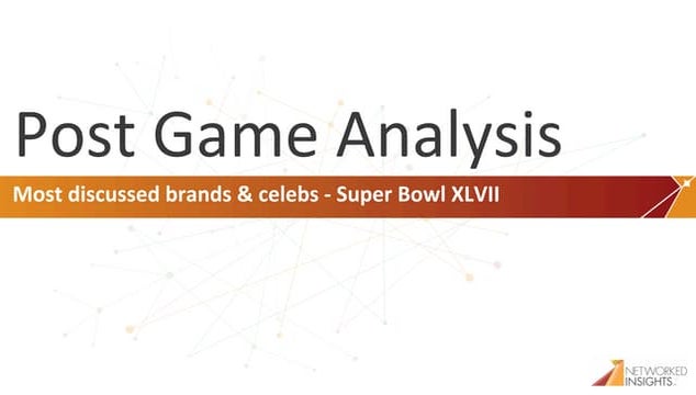 Insights from super bowl xlvii   2013 post game analysis (brands + celebs) 20...