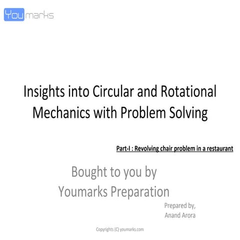 Insights to rotational motion