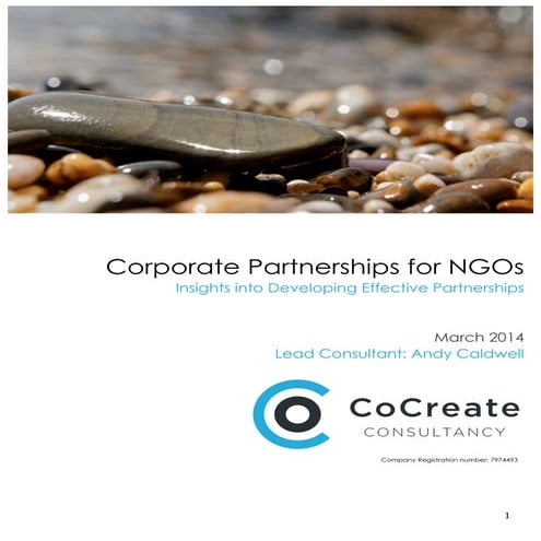 CoCreate Insights Report: Corporate-NGO Partnership Trends