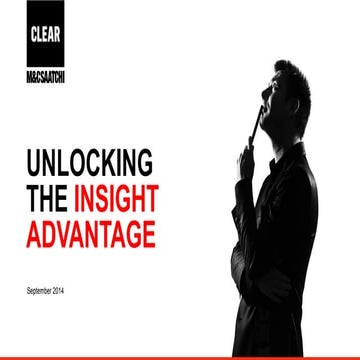 Unlocking the Insight Advantage