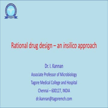 In silico drug design/Molecular docking