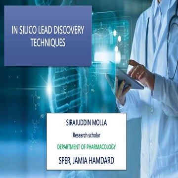 In silico lead discovery technique.pptx