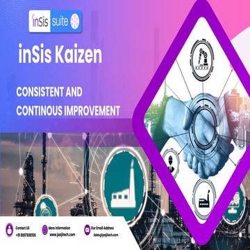 inSis suite  -  inSisKaizen Digital solution