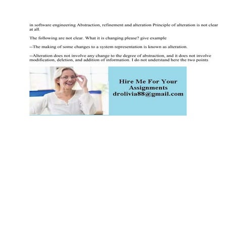 in software engineering Abstraction- refinement and alteration Princip.docx