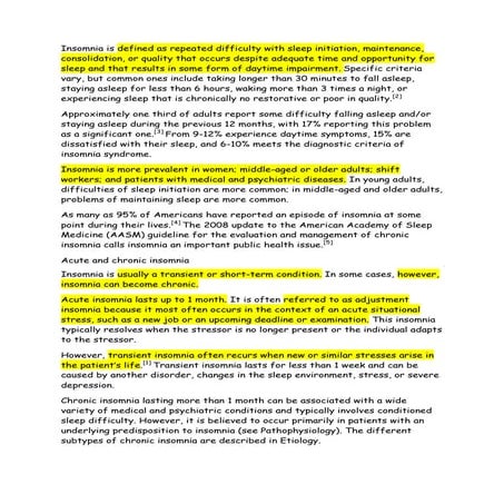 Insomnia severity index isi | PDF
