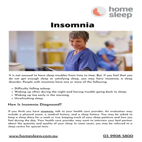 Insomnia | PDF