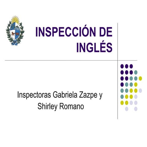 Inspección de inglés encuentro con directores habilitados