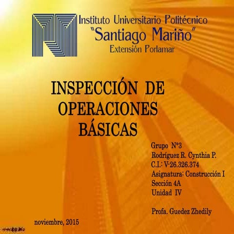 Inspección  de operaciones básicas. rodriguez cynthia.26326374