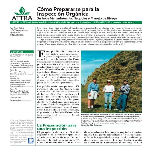 Como Prepararse para la Inspección Orgánica