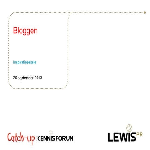 (Zakelijk) bloggen doe je zo