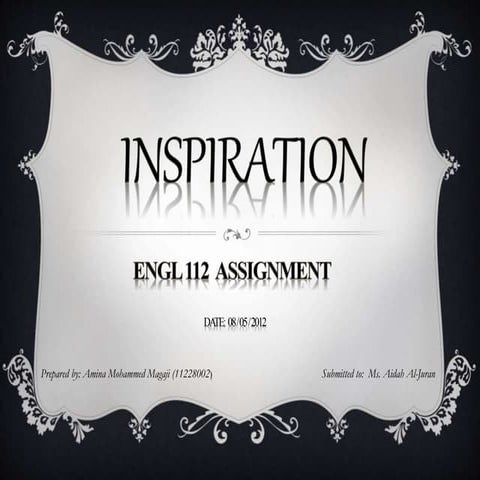 Inspiration ppt