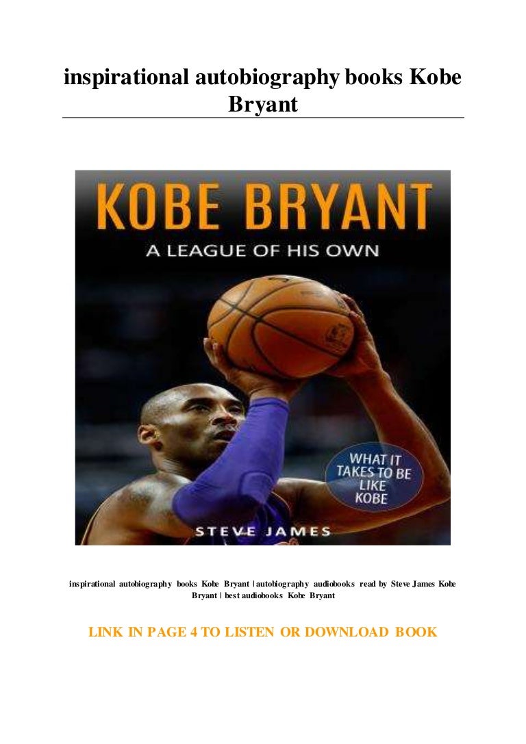 kobe autobiography