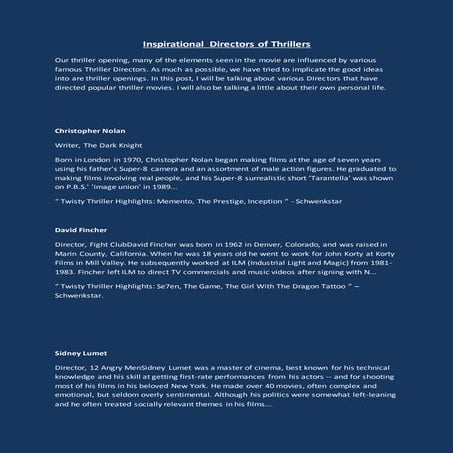 David fincher pdf | PDF