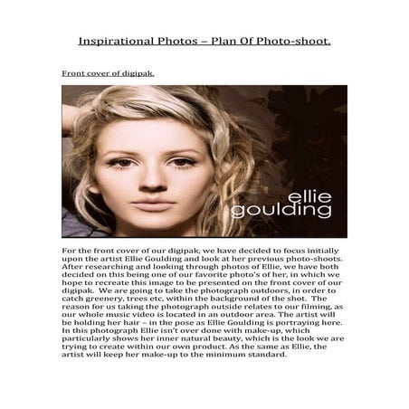 Inspirational photos – plan of photo