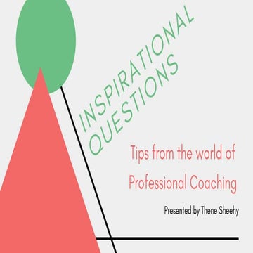 Inspirational questions presentation
