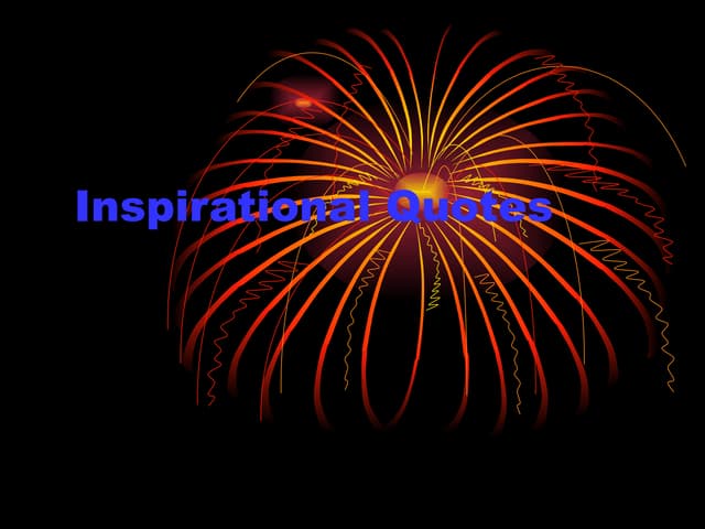 Inspirational quotes
