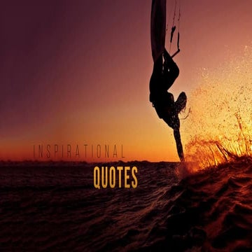 Inspirational quotes