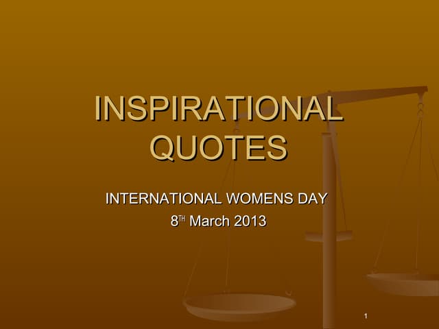Inspirational quotes