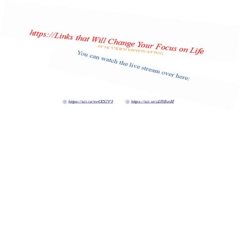 Inspirational talk | PDF