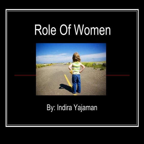 Inspirational women power point