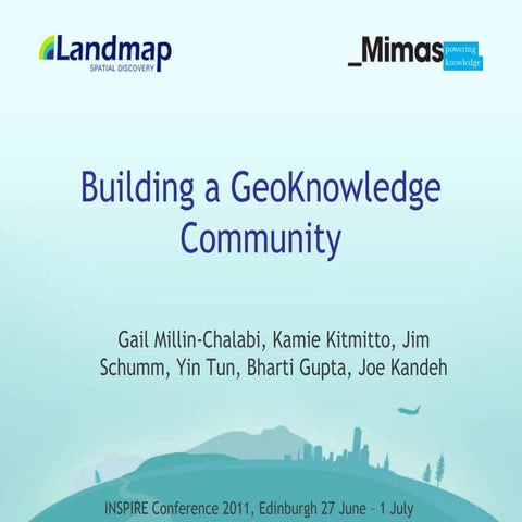 Building a GeoKnowledge Community