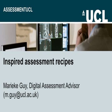 Inspired assessments
