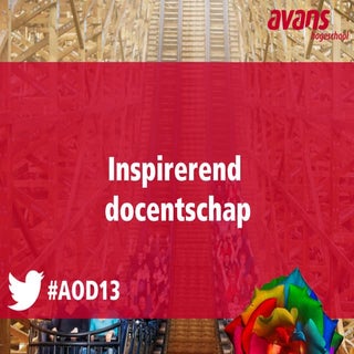 Inspirerend docentschap - Avans Ond...