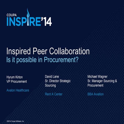 Inspire session  collaboration & gpp