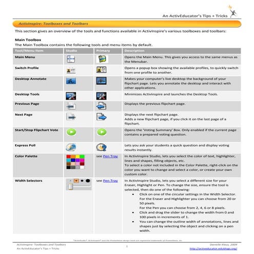 Inspire toolboxes+toolbars dk