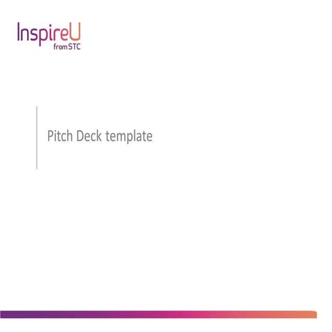 InspireU pitch deck template