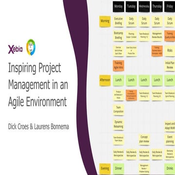 Laurens Bonnema: The Agile Project Management Bootcamp Taster