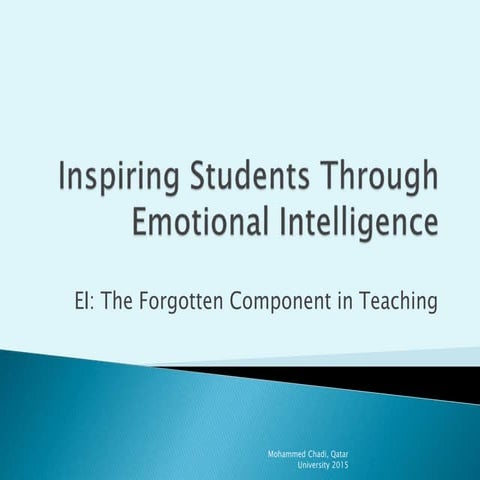 Inspiring Students through Emotional Intelligence