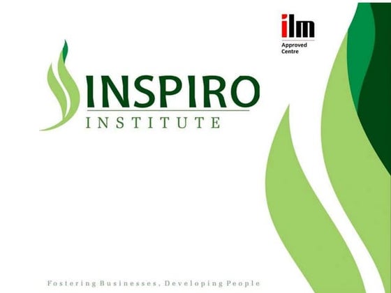 Sithu Inspiro Institute, Managing director at Inspiro institute