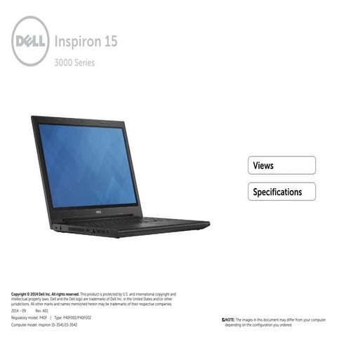 Laptop Dell Inspiron 3542 