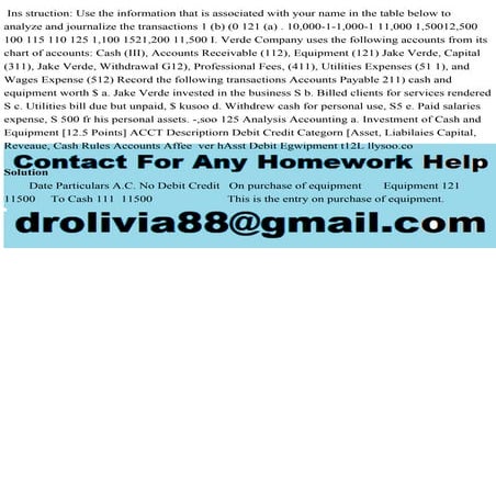 Ins struction Use the information that is associated with your name .pdf